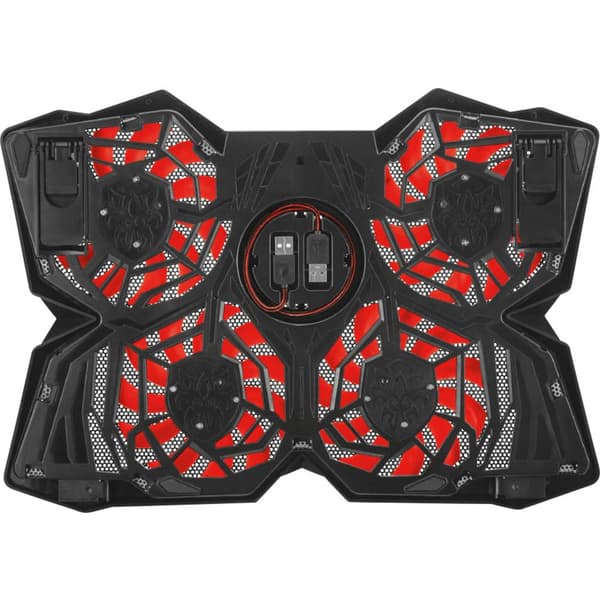 Trust GXT 278 Yozu Notebook-stativ med kylning höjdjusterbar, justerbara fläktar
