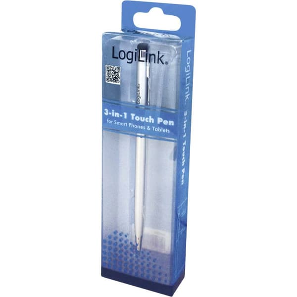LogiLink AA0041 Touchpenna med kulspetspenna Silver