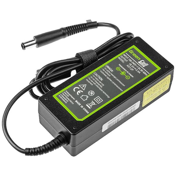 Green Cell AD12P Laptop nätadapter 65 W 18.5 V 3.5 A Passar till märke: HP