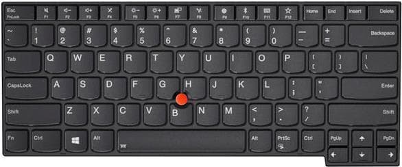 Lenovo Keyboard (UK) Como Black, FRU01YP268 (Como Black)