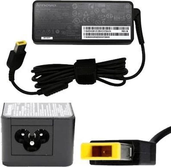 Lenovo AC adapter 65W Square + strømledning