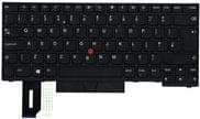 Lenovo Chicony - Erstatningstastatur Notebook - med Trackpoint, UltraNav - QWERTY - GB - Sort (01YP268)