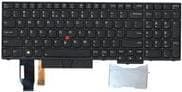 Lenovo Chicony - erstatningstastatur notebook - med trackpoint - baggrundsbelyst - Engelsk - US - FRU - til ThinkCentre M700, ThinkPad E580, E590, L58