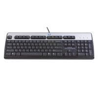 HP - Tangentbord - USB - Italien - silver, jack svart - för HP t5545, t5570, Thin Client t5730, Workstation Z420, Z620, Z820 Svart, Silver