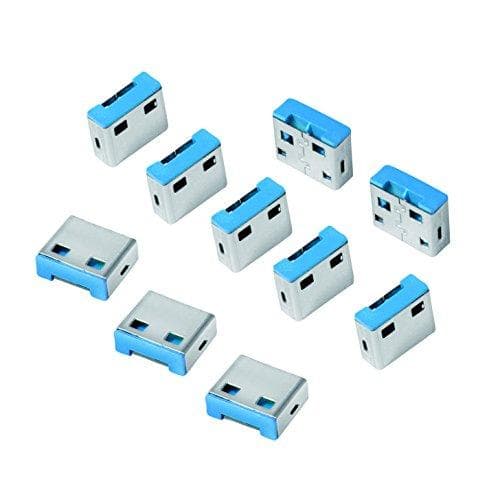 LogiLink AU0046 USB-portin estolukitus (10x lukkoa) harmaa