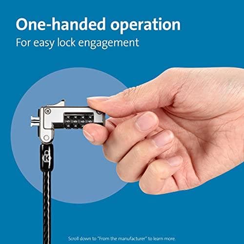 ACCO/KENSINGTON KENSINGTON SLIM RESETETBLE Yhdistelmä kannettavan tietokoneen LOCK ULTRA FO (K60629WW)