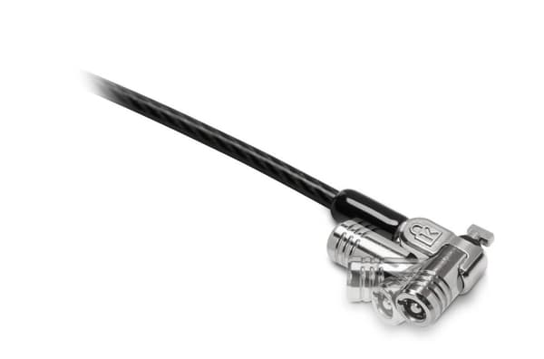 Kensington MicroSaver 2.0 Keyed Laptop Lås - Sikkerhedskabel - Sølv - 1,83 m