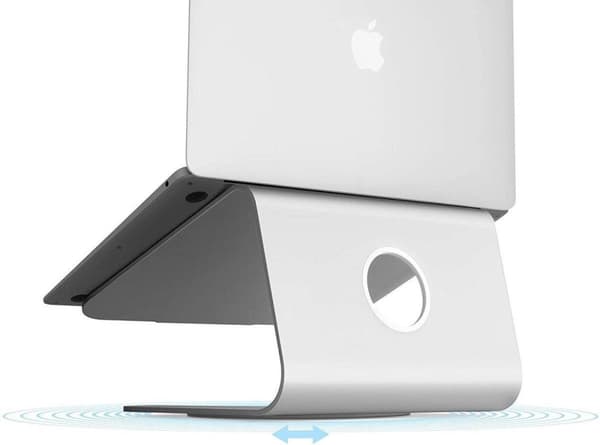 Apple Rain Design Roterbar mStand 360 til MacBook/MacBook Pro/Laptop Stand Silver Sølv