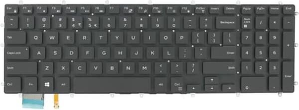 Dell Inspiron 17 (7773/7779/7778) kannettavan tietokoneen taustavalaistu näppäimistö – GGVTH