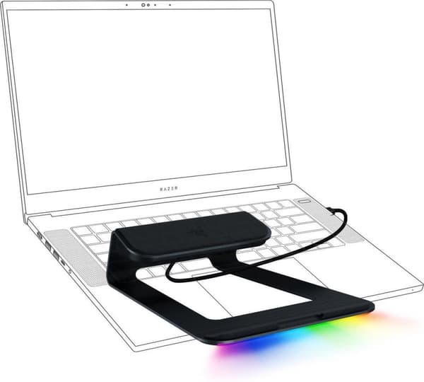 Razer RGB Stativ för bärbar dator - Chroma V2