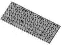 HP - erstatningstastatur notebook - med touchpad, pegepind - baggrundsbelyst - Engelsk (international) - til ZBook 17 G5 Mobile Workstation, 17 G6 Mob