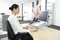Pikkukuva 4 / 10: Bakker Elkhuizen Asiakirjateline FlexDesk640 Monitoiminen: pöytäalusta ja asiakirjateline (BNEFDESK640A)