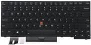 Lenovo Primax - Erstatningstastatur notesbog - med trackpoint - baggrundsbelyst - Engelsk - sort - til ThinkPad P14s Gen 1, P14s Gen 2, T14 Gen 1, T14