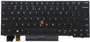 Lenovo Chicony - Vaihtonäppäimistön kannettava - ohjauspisteellä - taustavalaistu - Englanti - Eurooppa - musta - ThinkPad L13 Gen 2 20VH, 20VJ, L13 Y