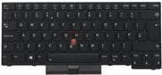 Lenovo Primax - erstatningstastatur notebook - med trackpoint - baggrundsbelyst - QWERTY - GB - sort - FRU - til ThinkPad P14s Gen 1 20S4, 20S5, 20Y1,