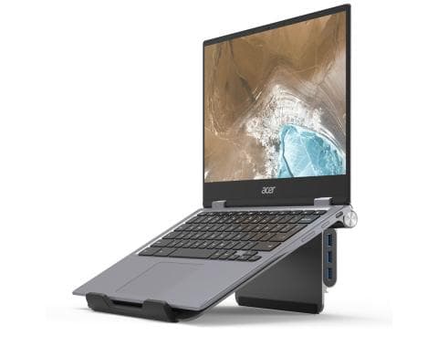 Acer 5-i-1 - dockningsstation + hållare för bärbar dator - USB-C - HDMI - för Chromebook 51X, Extensa 15, Nitro 5, Predator Triton 300, TravelMate Spi
