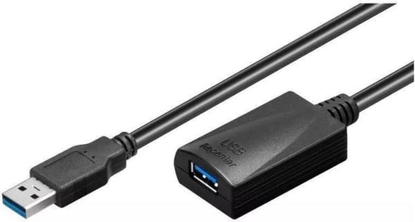 Mikroliitäntä USB3.0AAF15A USB-kaapeli 15 m 2.0/3.2 Gen 1 (3.1 Gen 1) USB A Musta (USB3.0AAF15A)