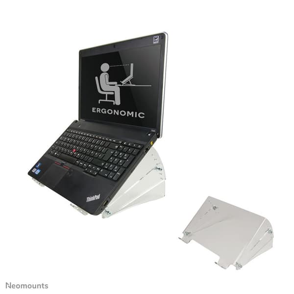 Neomounts by Newstar NSNOTEBOOK300 bærbar riser - Gennemsigtig Transparent