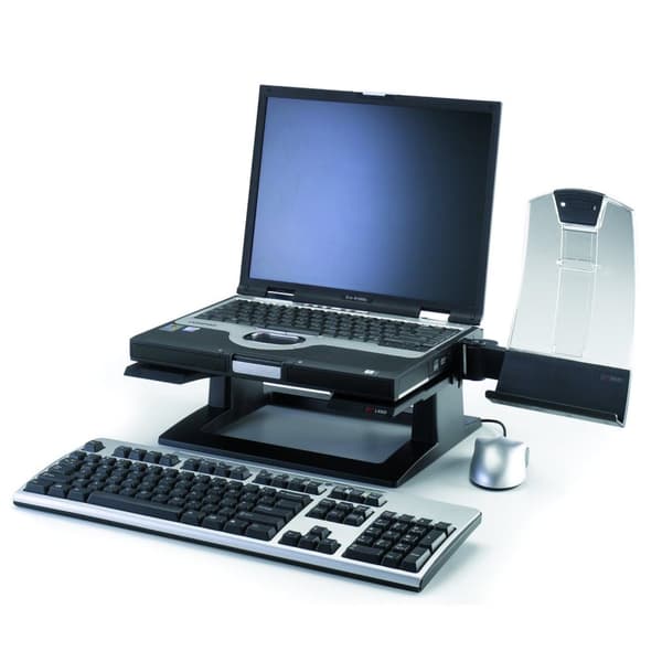 3M Justerbar Notebook Riser LX500 - Notebook platform - Sort (FT510091687)