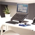 Miniatyrbild 5 av 5: Fellowes bärbara stativ för hemmakontor, för bärbara datorer upp till 17 tum (43,18 cm), modern design, ergonomiskt höj- och sänkbar, svart