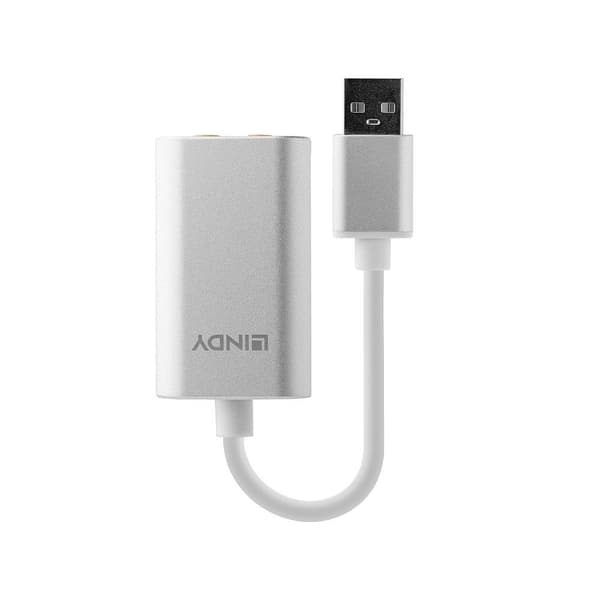 Lindy USB Typ A till Audio Converter - Ljudkort - Stereo - USB (42926)