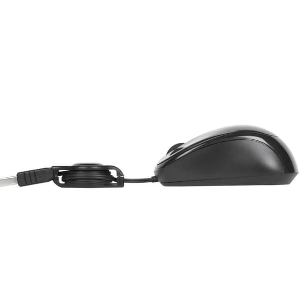Targus Mouse - Kompakt med indragbar kabel / Blå