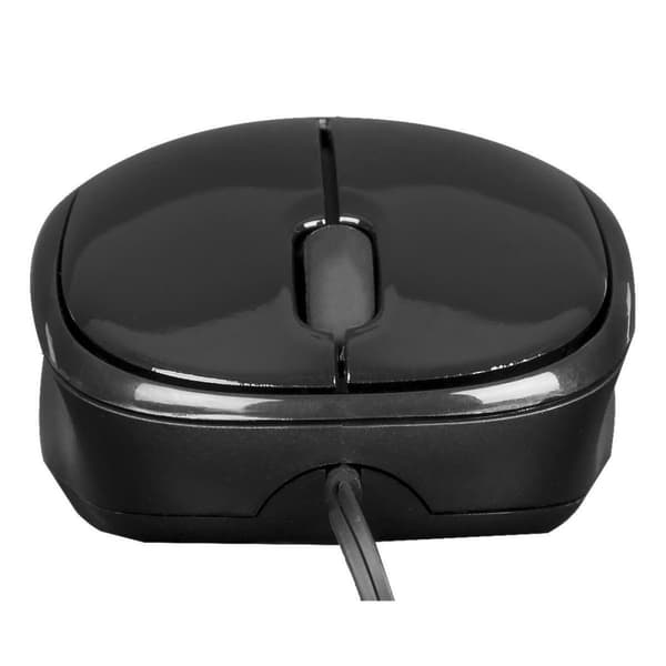 Targus Mouse - Kompakt med indragbar kabel / Blå