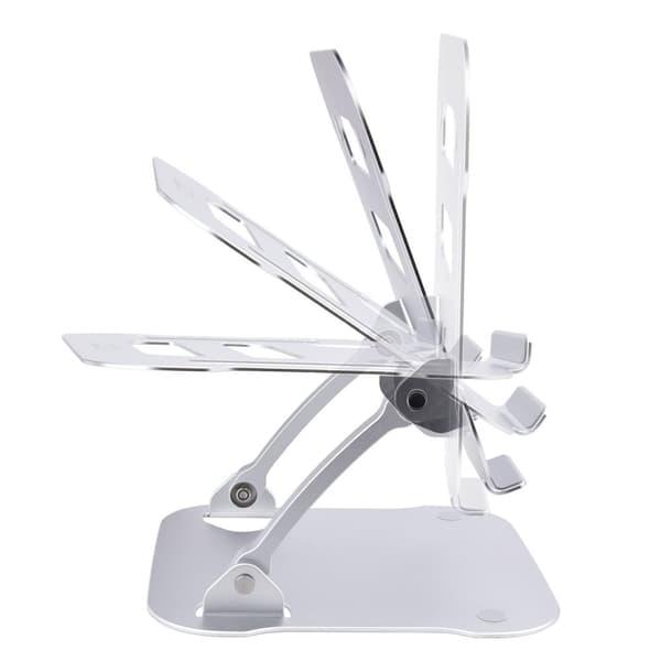 StarTech.com Bärbar datorställ för skrivbord, Ergonomiskt bärbar stativ justerbar höjd, aluminium, bärbar, stöder upp till 22lb (10 kg), hopfällbar bä