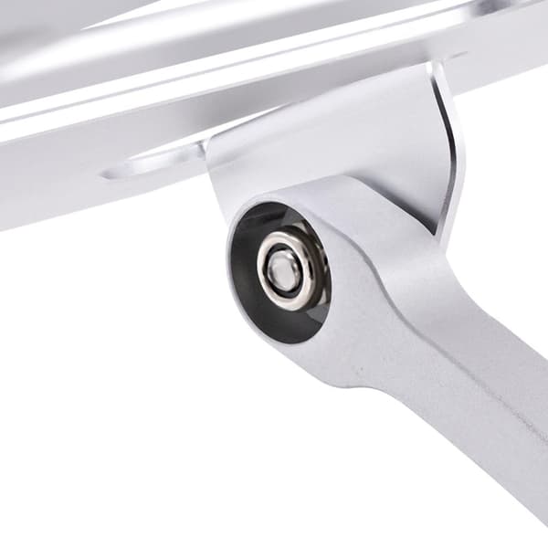StarTech.com Bärbar datorställ för skrivbord, Ergonomiskt bärbar stativ justerbar höjd, aluminium, bärbar, stöder upp till 22lb (10 kg), hopfällbar bä