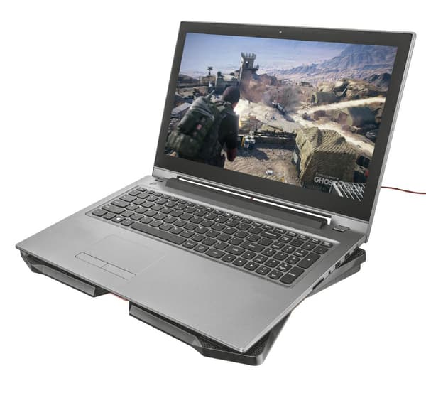 Trust GXT 278 Yozu - Laptopställ - upp till 17,3 tum - Svart