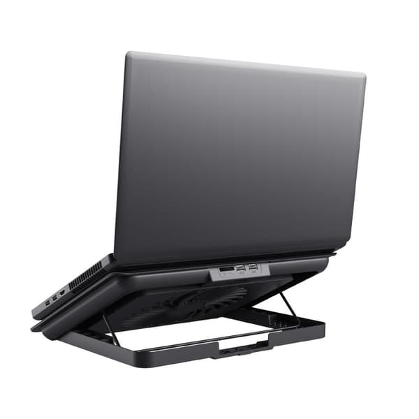 Trust Exto - Kylstativ för laptop med stor fläkt på 180 mm - Grå