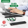 Miniatyrbillede 4 af 9: UGREEN X-Kit Ergonomic Laptop Stand med 5-i-1 USB-C Dock Sort