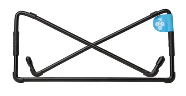 R-Go Steel Travel - Laptop Stand - Ergonomisk - Stål - Sammenfoldelig - Sort