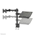 Miniatyrbillede 3 af 6: Neomounts by Newstar FPMA-D960NOTEBOOK understøttelse til bærbar computer og skærm op til 27" - Sort
