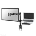 Miniatyrbillede 1 af 6: Neomounts by Newstar FPMA-D960NOTEBOOK understøttelse til bærbar computer og skærm op til 27" - Sort