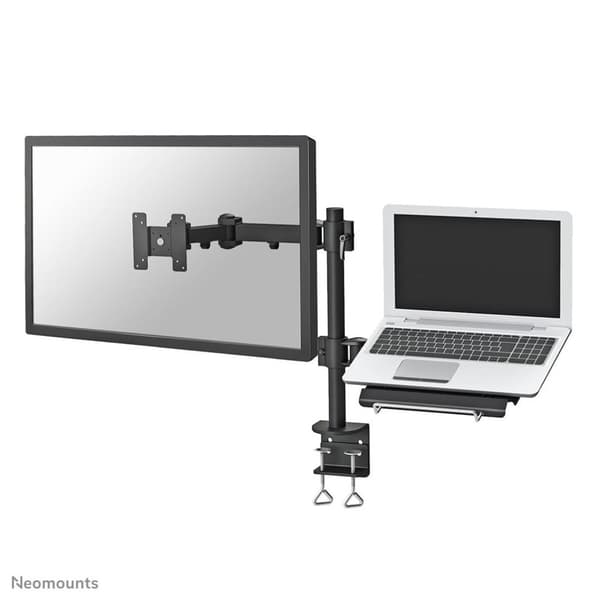 Neomounts by Newstar FPMA-D960NOTEBOOK understøttelse til bærbar computer og skærm op til 27" - Sort Sort