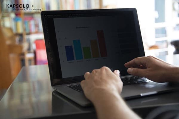KAPSOLO 2-suuntainen liimallinen yksityisyysnäyttö / tietosuojasuodatin HP Elite X2 G4:lle