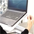 Miniatyrbild 5 av 5: Fellowes bärbara stativ Hana - justerbar - med USB-port - Vit - 19 tum