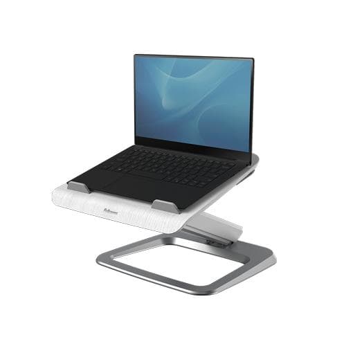Fellowes bärbara stativ Hana - justerbar - med USB-port - Vit - 19 tum