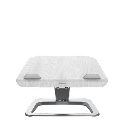 Fellowes bärbara stativ Hana - justerbar - med USB-port - Vit - 19 tum Vit