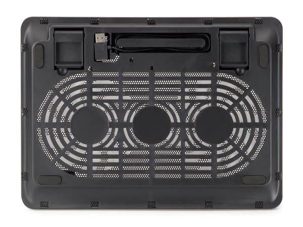 Conceptronic CNBCOOLPAD2F kannettavan tietokoneen jäähdytystyyny 43,2 cm (15,6") Musta