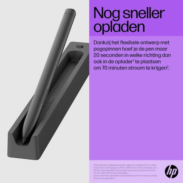 HP Slim - Digital penna - 2 knappar - hamngrått - lock (630W7AA#AC3)