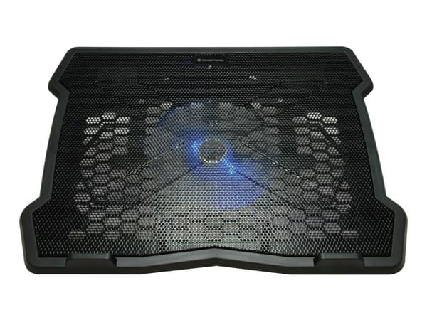 Conceptronic THANA05B - kølepude til notebook - med blæser - 39,6 cm (15,6") Sort