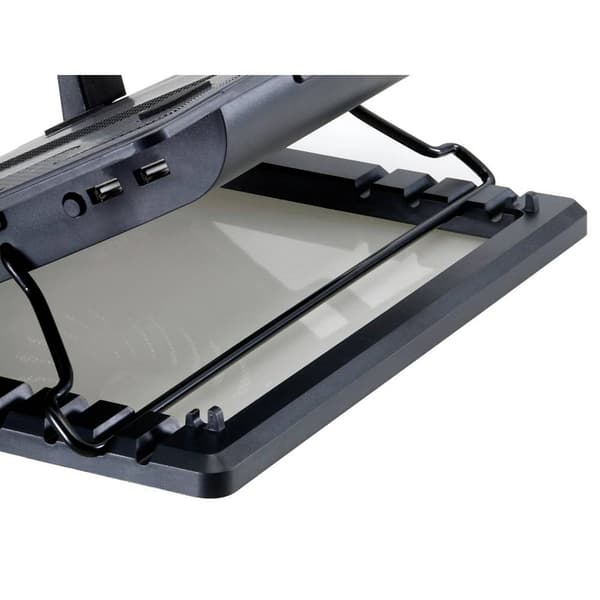 Conceptronic CNBCOOLSTAND1F Notebook-stativ med kylning höjdjusterbar