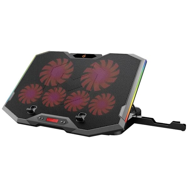 Conceptronic THYIA01B Notebook-stativ med kylning justerbara fläktar Grå