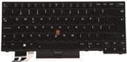 Lenovo Lite-On - Vaihtonäppäimistö - Trackpointilla, UltraNav - taustavalaistu - QWERTY - portugali - musta - FRU - ThinkPad P14s Gen 1, P14s Gen 2, T