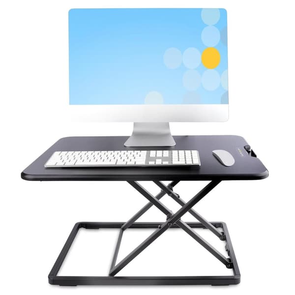 StarTech.com Laptop Sit Stand Skrivbordskonverterare, Max 8 kg, höjdjusterbart och hopfällbart skrivbord, Sit Stand Desk för kontor/hem, Standing Desk