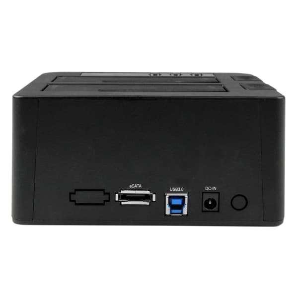 StarTech.com eSATA/USB 3.0 -kiintolevyn kopiokonetelakan erillinen HDD-klooneri SATA 6 Gbps:llä erittäin nopeaan kopiointiin