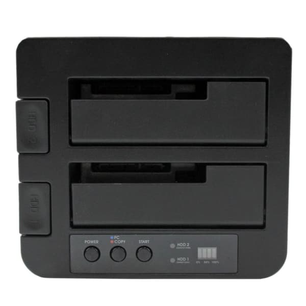 StarTech.com eSATA/USB 3.0 -kiintolevyn kopiokonetelakan erillinen HDD-klooneri SATA 6 Gbps:llä erittäin nopeaan kopiointiin