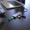 Miniatyrbillede 3 af 9: j5create Laptop-standard med USB-hub med 4 porte